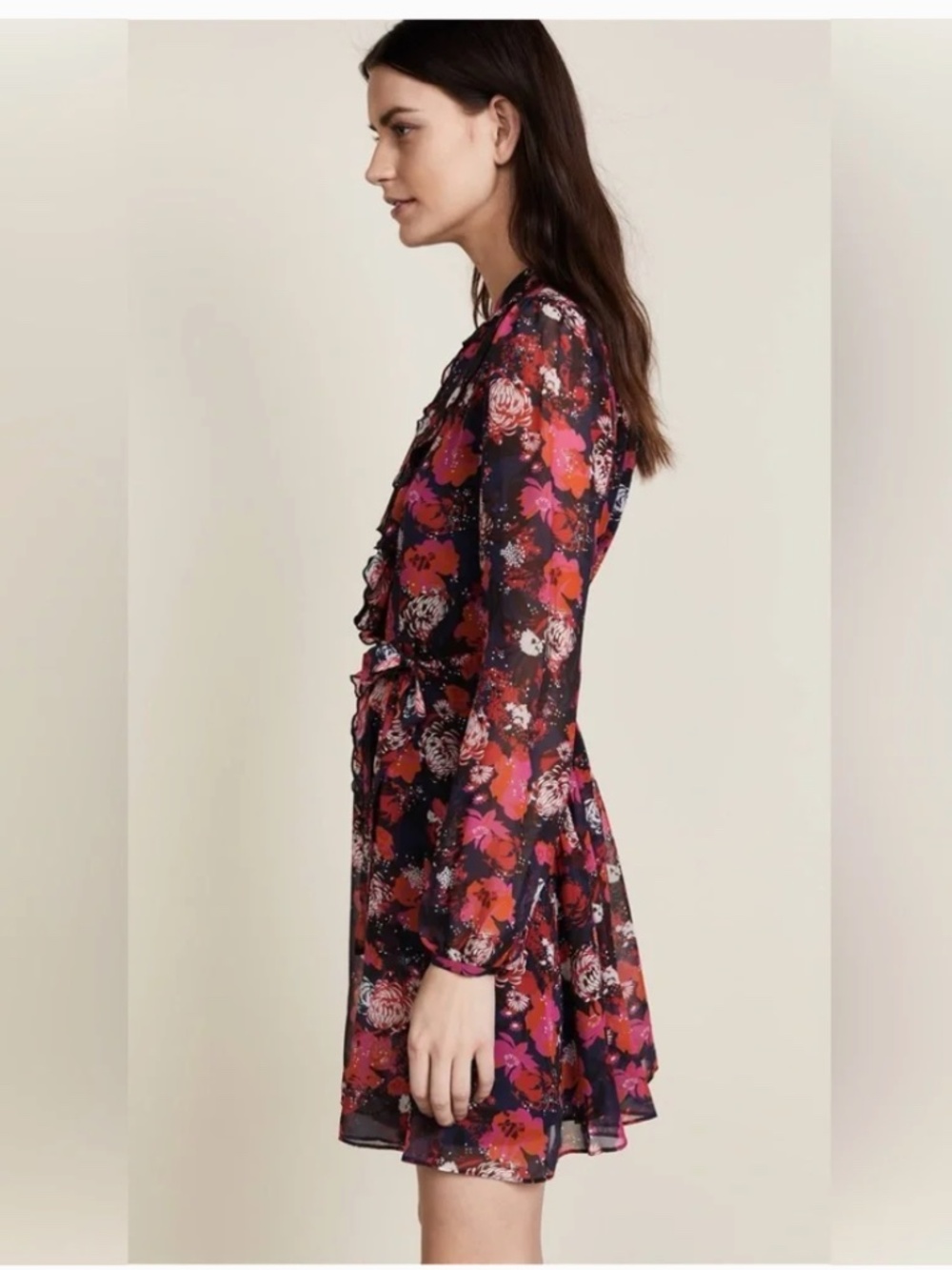Saloni Tilly Ruffle C Dress - Picture 2 of 4